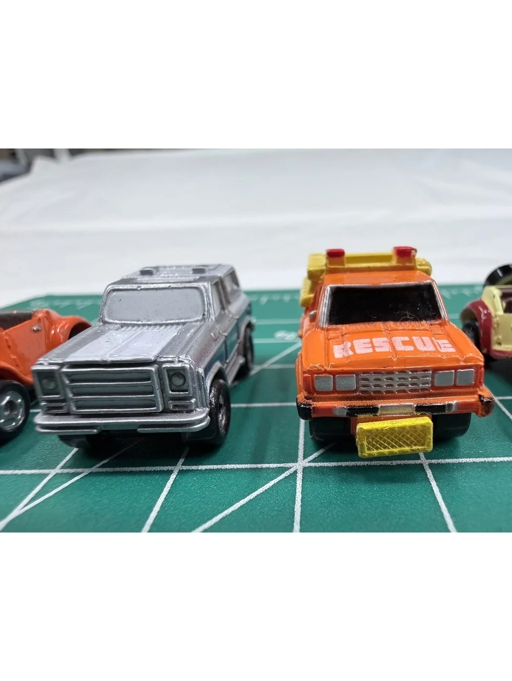 Set of 11 Vintage Galoob 1986-1987 Toy Cars with Various Designs and Colors